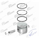 Piston C/Anillos Compresor WB ISB Std (75 MM) 411 141 623 2